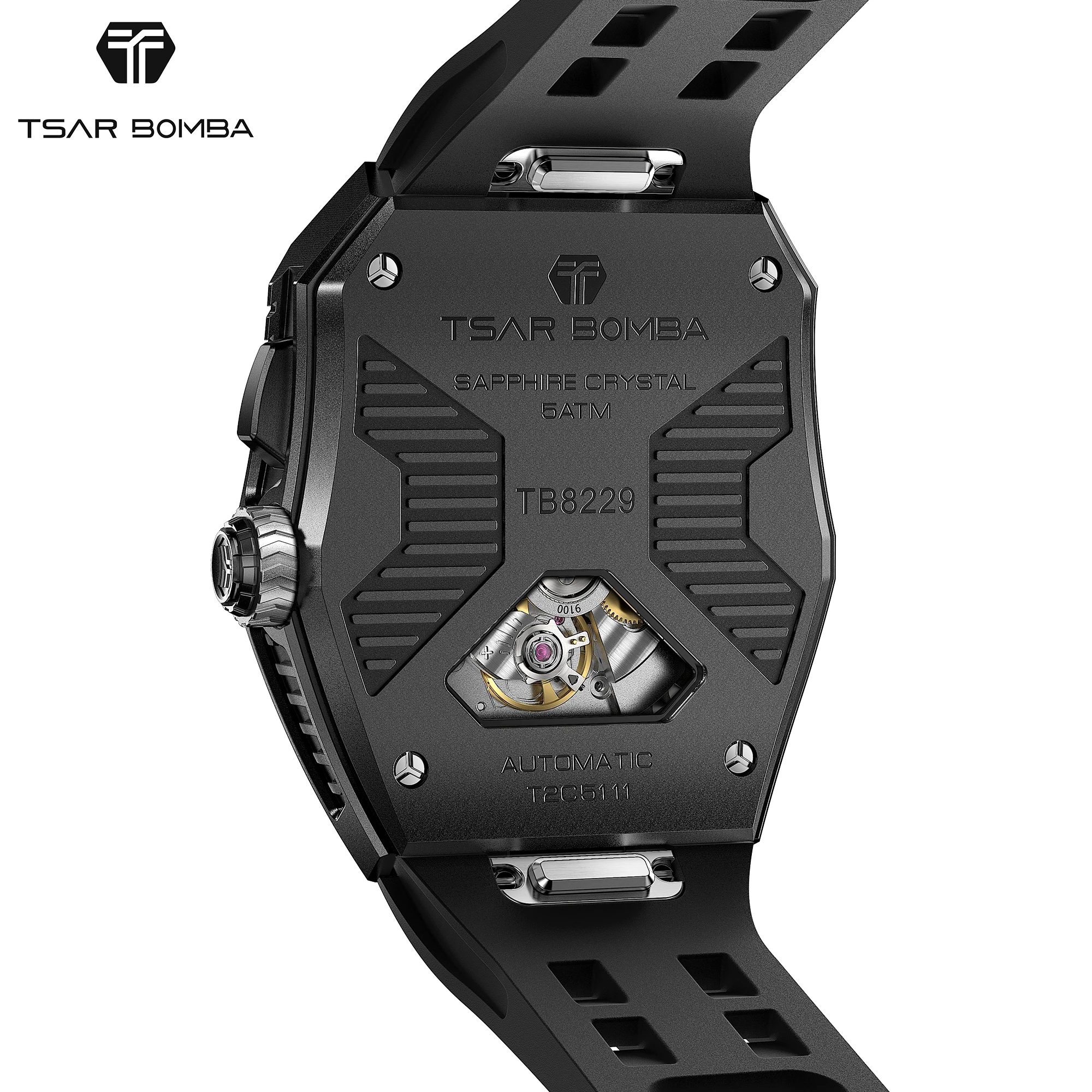 TSAR BOMBA Men Automatic Watch Miyota Movement Sapphire Crystal