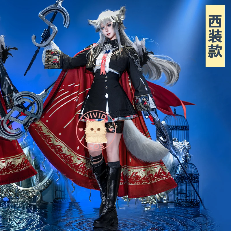 حار لعبة الفرسان تأثيري استعادة للغاية لعب الأدوار لابلاند أزياء Decadenza 2 نسخة فستان للنساء كوميك كون البدلة