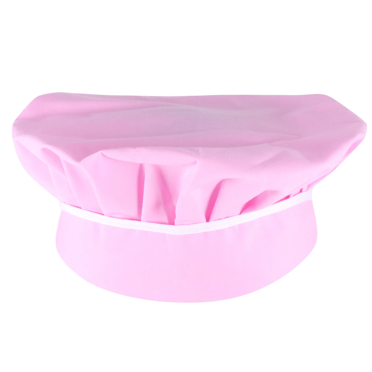 1pc Baking Lace-Up Hat For Catering Food Baking Hat Working Working Men Chef Cap Catering Cap Women White