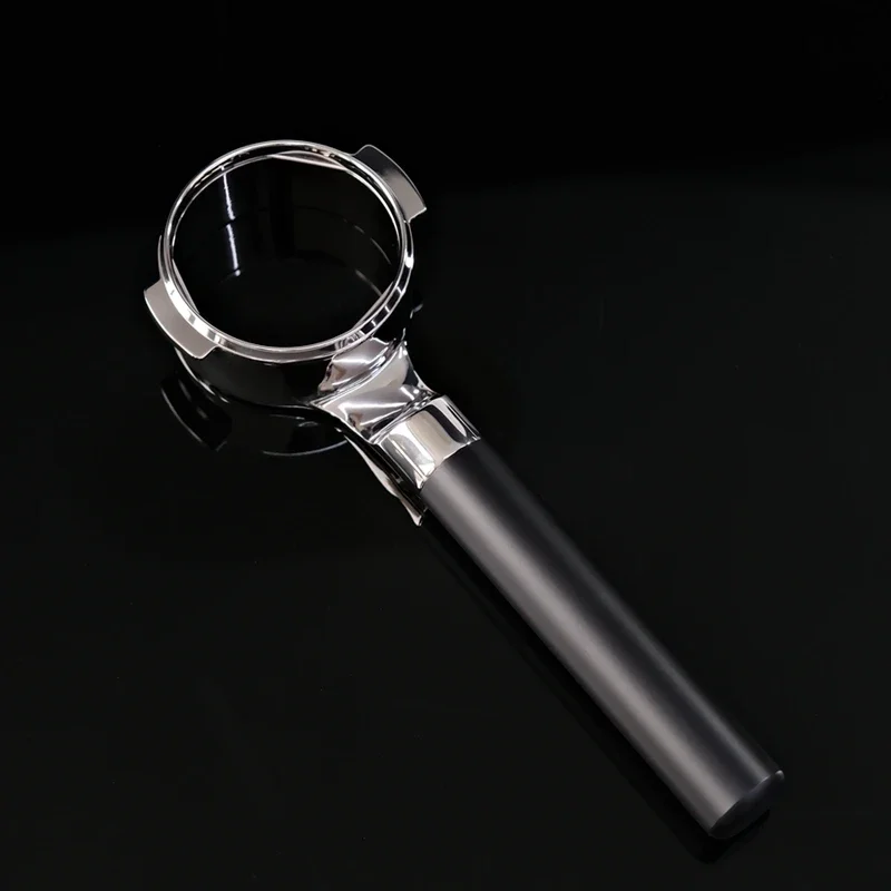 

MisChief Prank New Black Flat Bottomless Coffee Machine Handle Fits E61 Frosted Black Pom