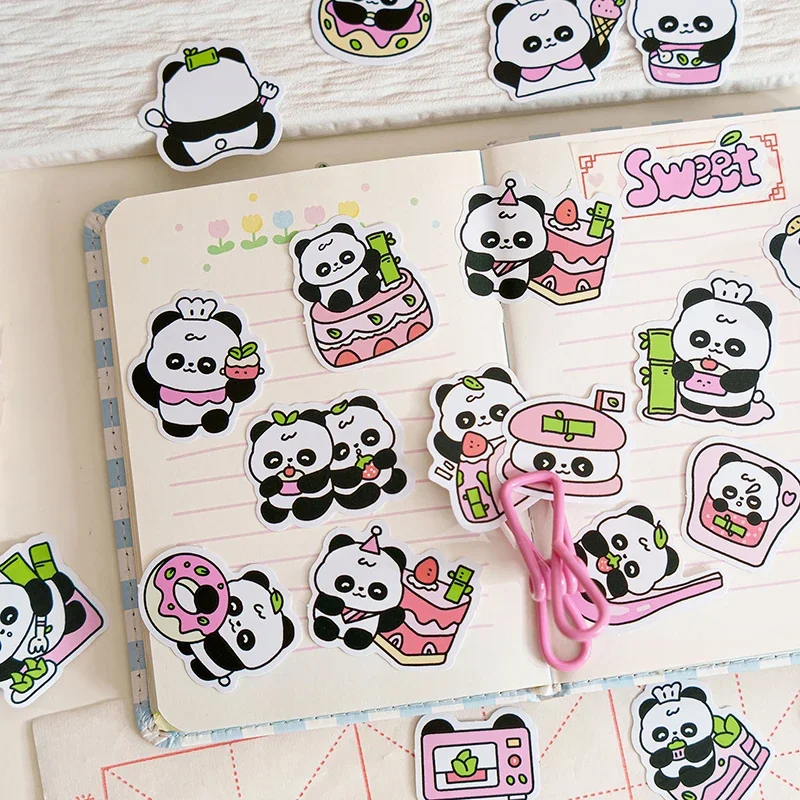 40 шт., наклейки в виде милой панды