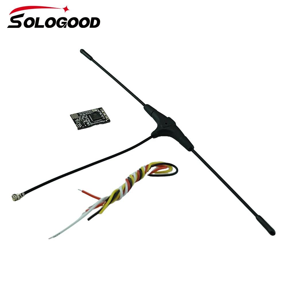 SoloGood ELRS 915mhz  Receiver ExpressLRS With T type Antenn Best Performance in Speeds Latency Range for RC Racing Drone