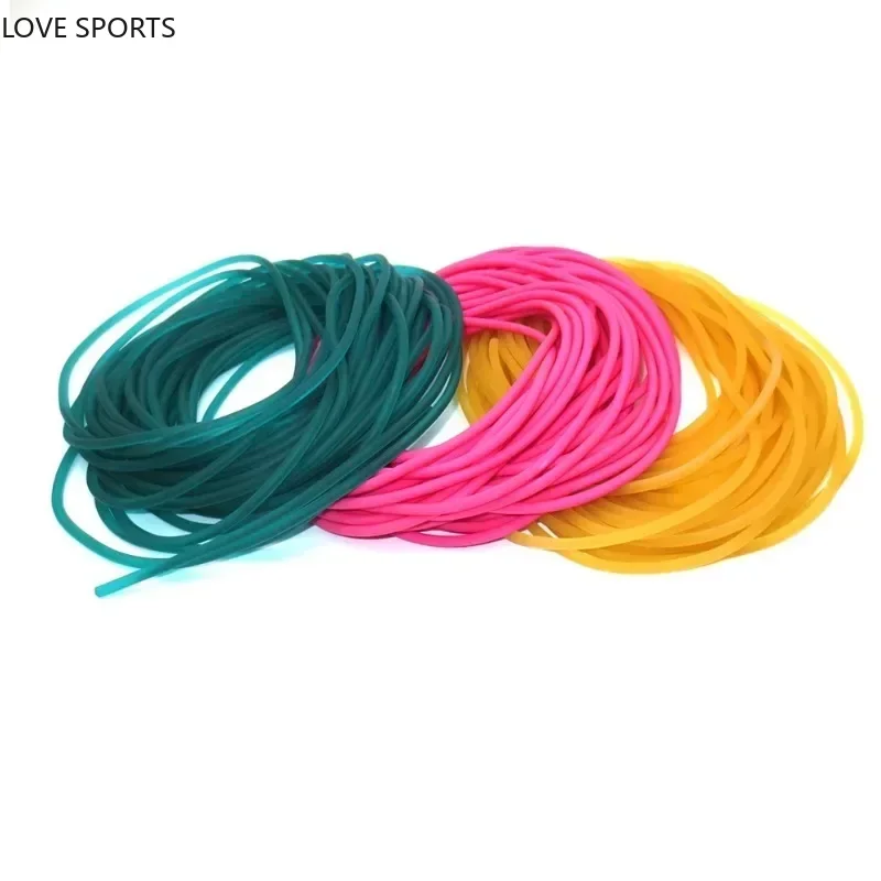 Diameter 2mm 2.5mm 2.8mm 3mm 3.5mm Solid Elastic Rubber Band Strapping Fishing Line Plain Level Round Elastic Rope Tied Line 1kg