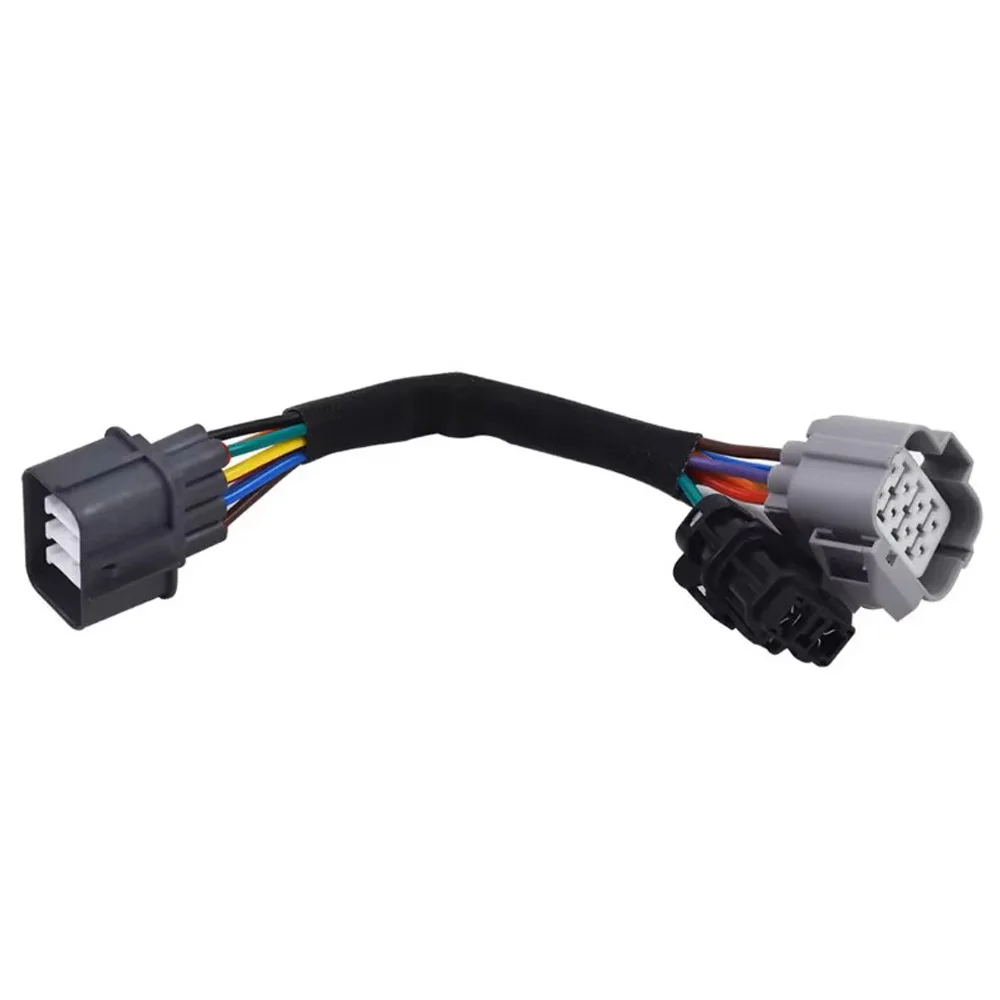 C154-A002-Schwarz Für Honda Civic OBD1 zu OBD2 Verteiler-Adapter Kabelbaum Dizzy 1999-2000 8-Pin – Detail 1