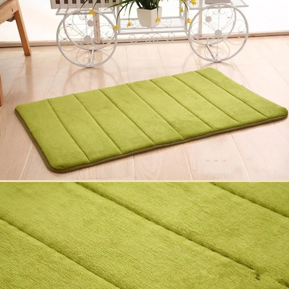 Soft Memory Foam Non Slip Bath Mat Shower Mat Dry Quickly Toilet Floor Non-slip Rug Floormat Bathroom Water Absorbent Carpet Rug