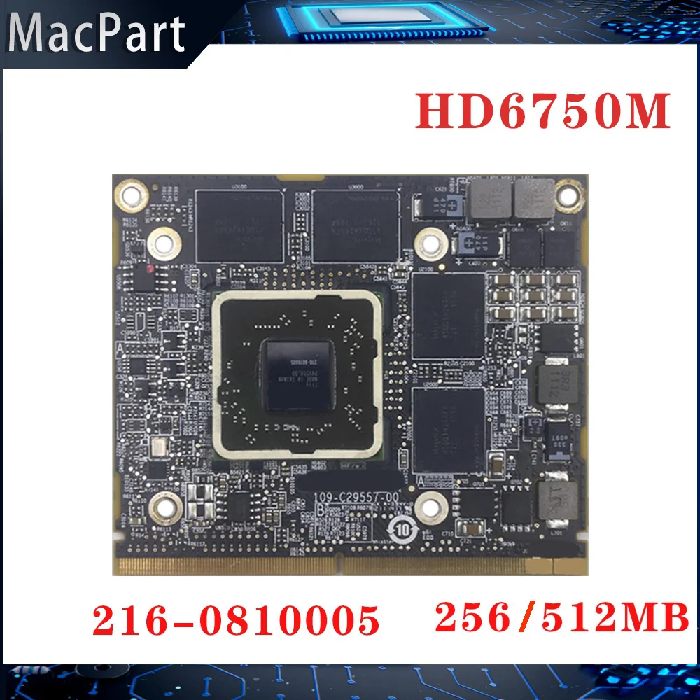 Placa de Vídeo Gráfica Radeon Original para Imac 215 A1311 27 A1312 Hd6750m Hd6750 512mb 109-c2955700 216-0810005