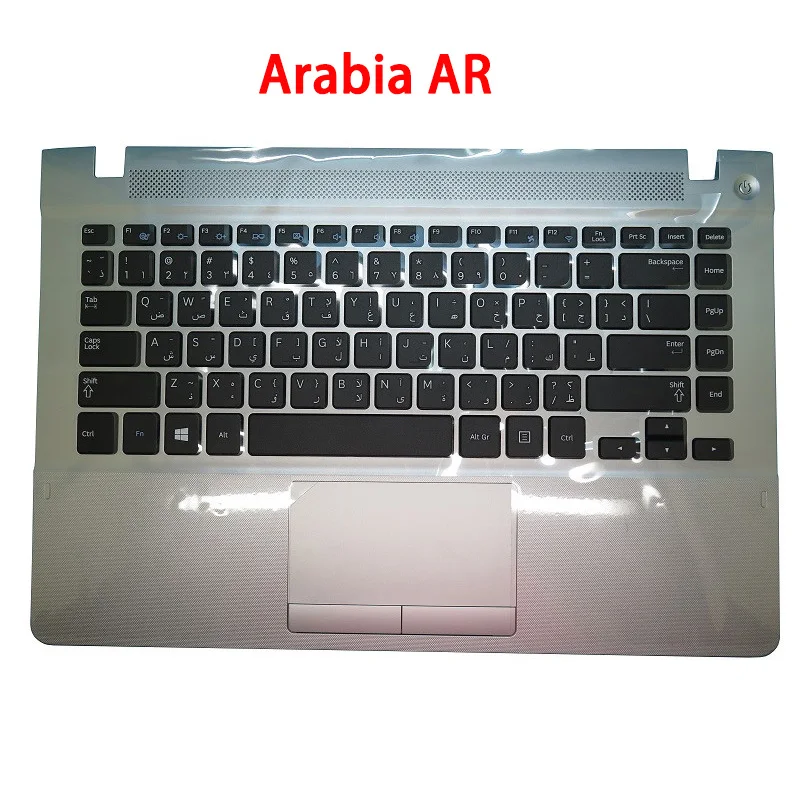 

Подставка для рук и клавиатура для ноутбука Samsung NP370R4E NP470R4E 370R4E 470R4E Brazil BR Latin America LA Arabia AR Тачпад Новый