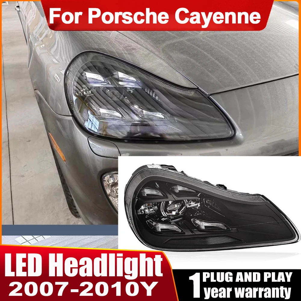 

LED Headlamp For Porsche Cayenne 2007 2008 2009 2010 LED Headlights Upgrade Led Matrix Front Lights Assembly Car Accessories 2PC