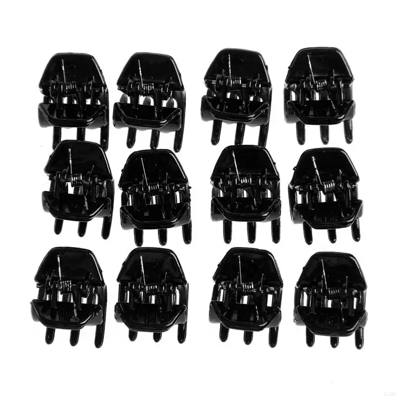 

K1ME 12 Pcs Women Girls Hair Accessory Styling Plastic Mini Clip Claw Clamp New