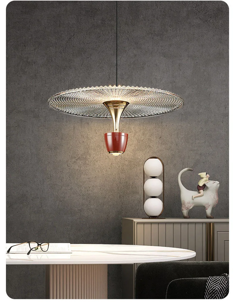 Novelty LED Pendant Lights Red Green Black