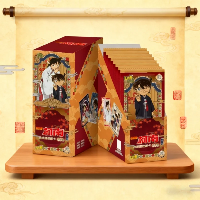 Kayou جديد شعبي حقيقي المحقق كونان انسايت حزمة المجلد. 7 بطاقات مجموعة المنفقة من سلسلة عيد الميلاد هدية عيد الميلاد مفاجأة
