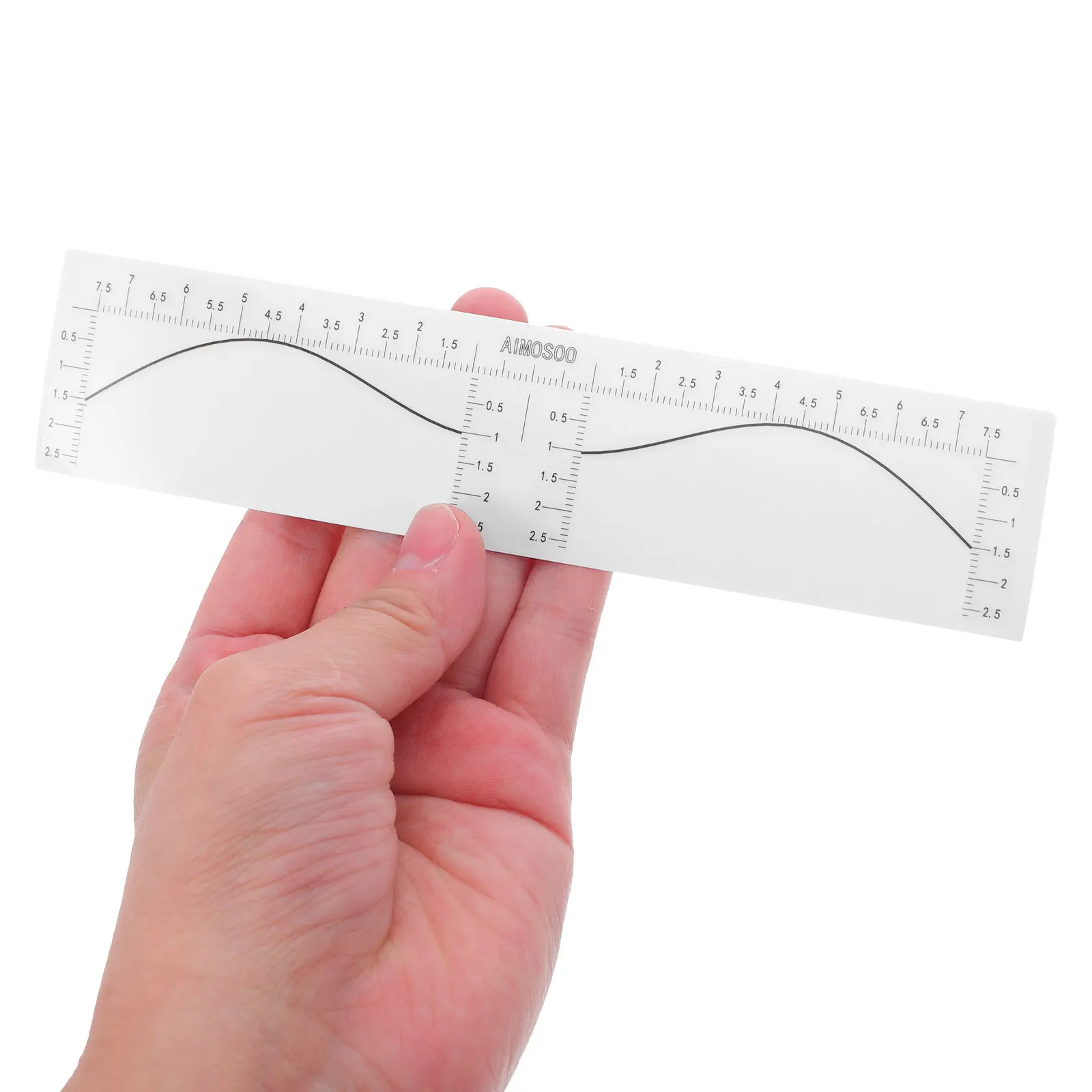 

100Pcs Eyebrow Mapping Sticker Ruler Disposable Adhesive Brow Shaping Tool for Eyebrow Tattooing Measurement Symmetry Guide DIY