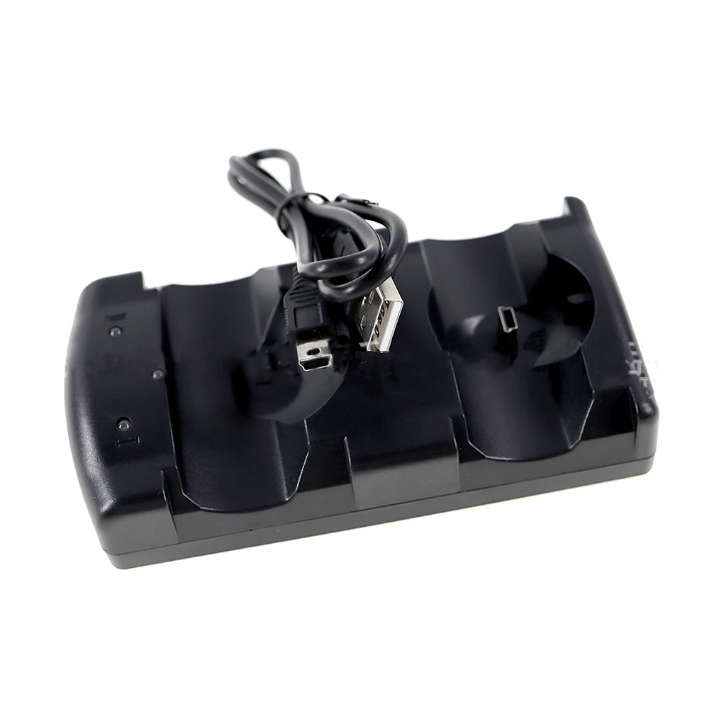 Dual Charger Station Charging Dock for PlayStation 3 for PS3 Move Gamepad Controller Dualshock 2 in 1 Stand