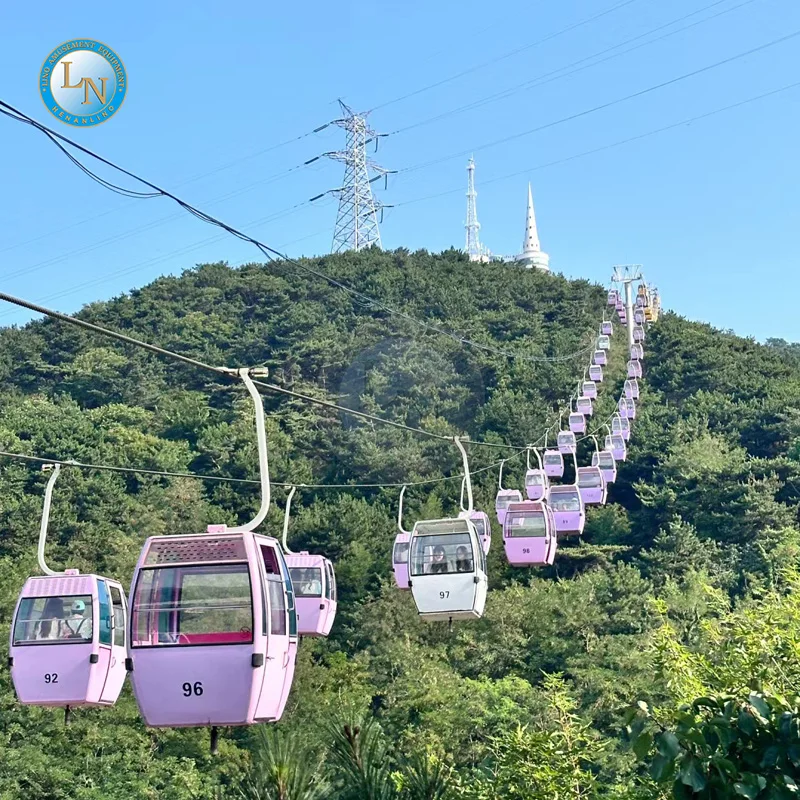 Bergkabel Auto Ropeway Apparatuur Bos Aarding Cabine Speeltuin Speeltuin Kabel Auto Apparatuur