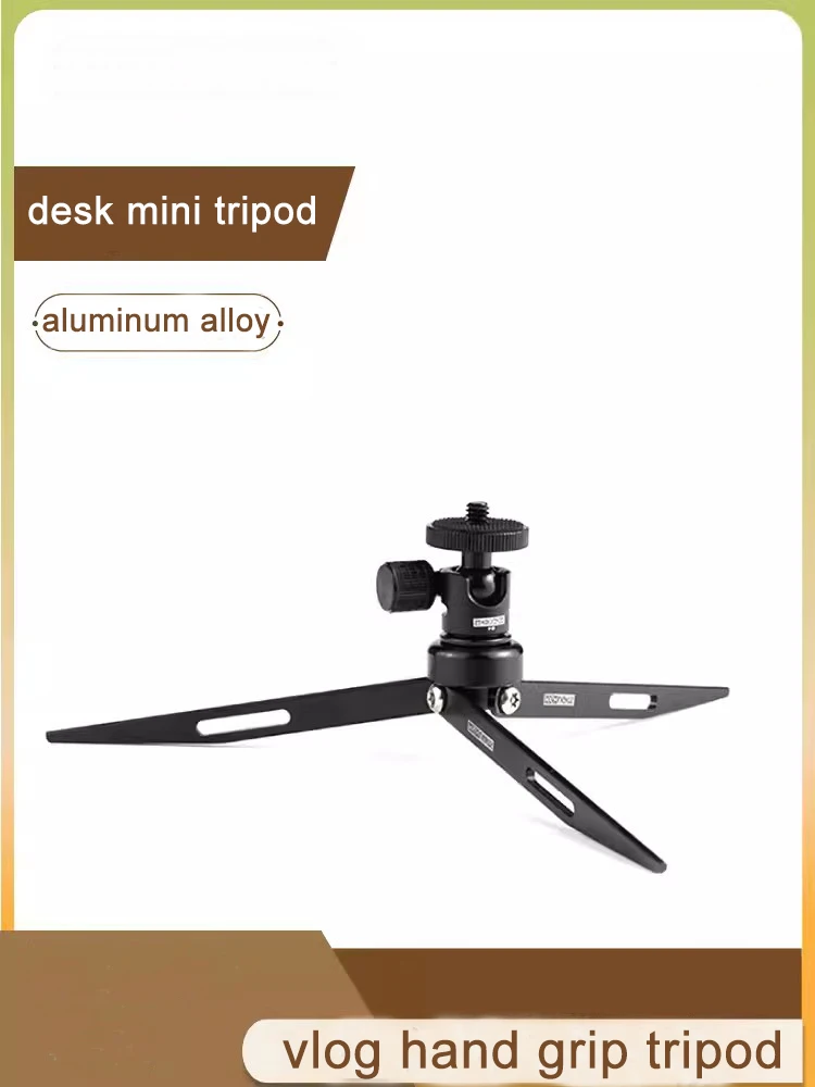 aluminum alloy desk low angle projector mini tripods phone stabilizer bracket travel Portable vlog hand grip tripod selfie stick