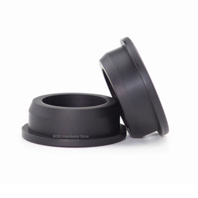 Schwarze T-förmige Silikon-Stecker, Dichtung, auslaufsicherer Lochstopfen, kreisförmige Hohlrohrabdeckung, 6,8 mm ~ 68,6 mm
