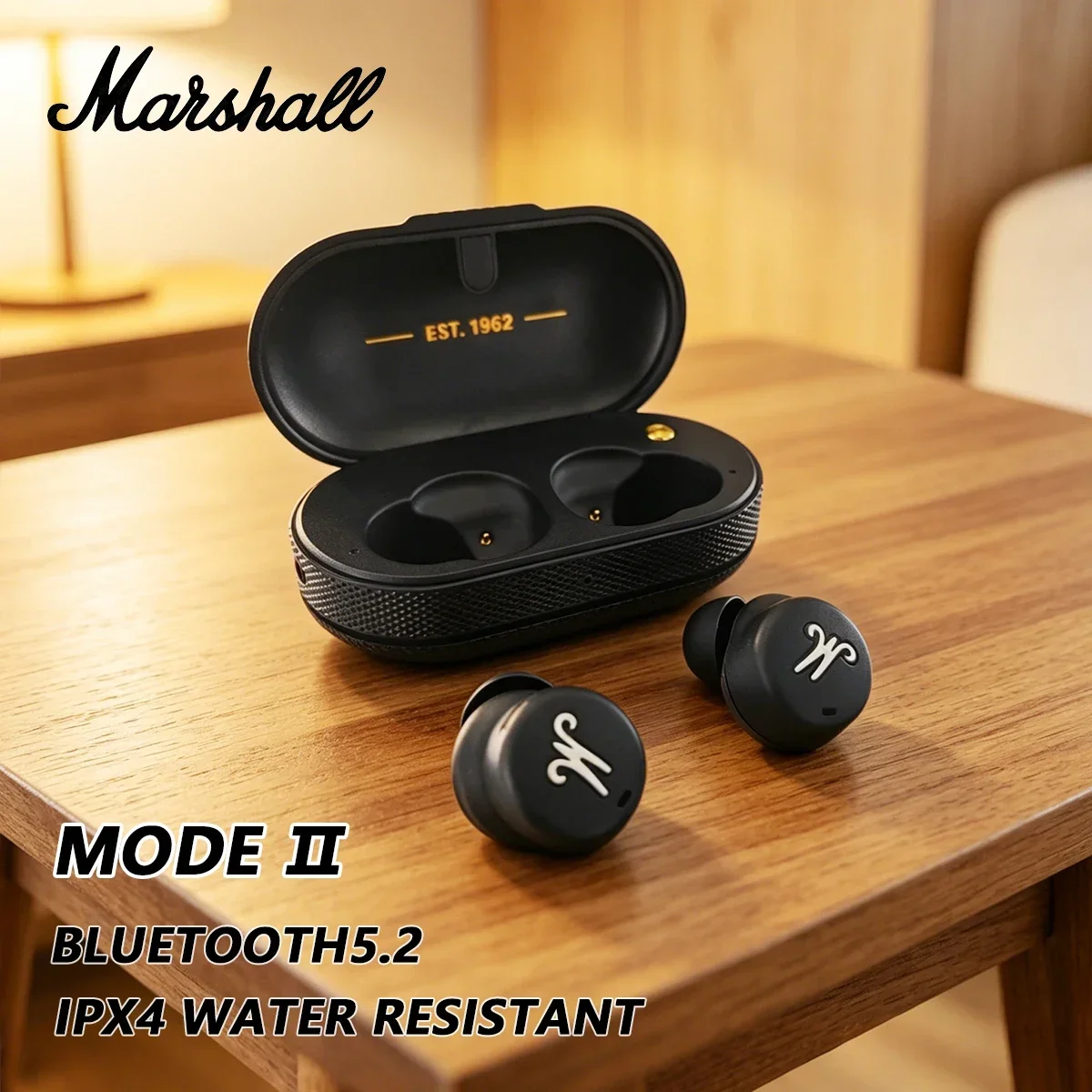

Marshall Mode II True Wireless Bluetooth Earphones Sports Music TWS Waterproof Noise Reduction Bluetooth Earphones Mic