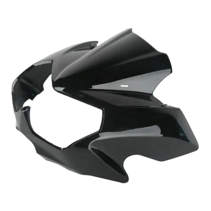 

Motorcycle Headlight Lamp Front Fairing Cover Black Upper Front Fairing Cockpit Mask for Kawasaki Z750N 2004 - 2006