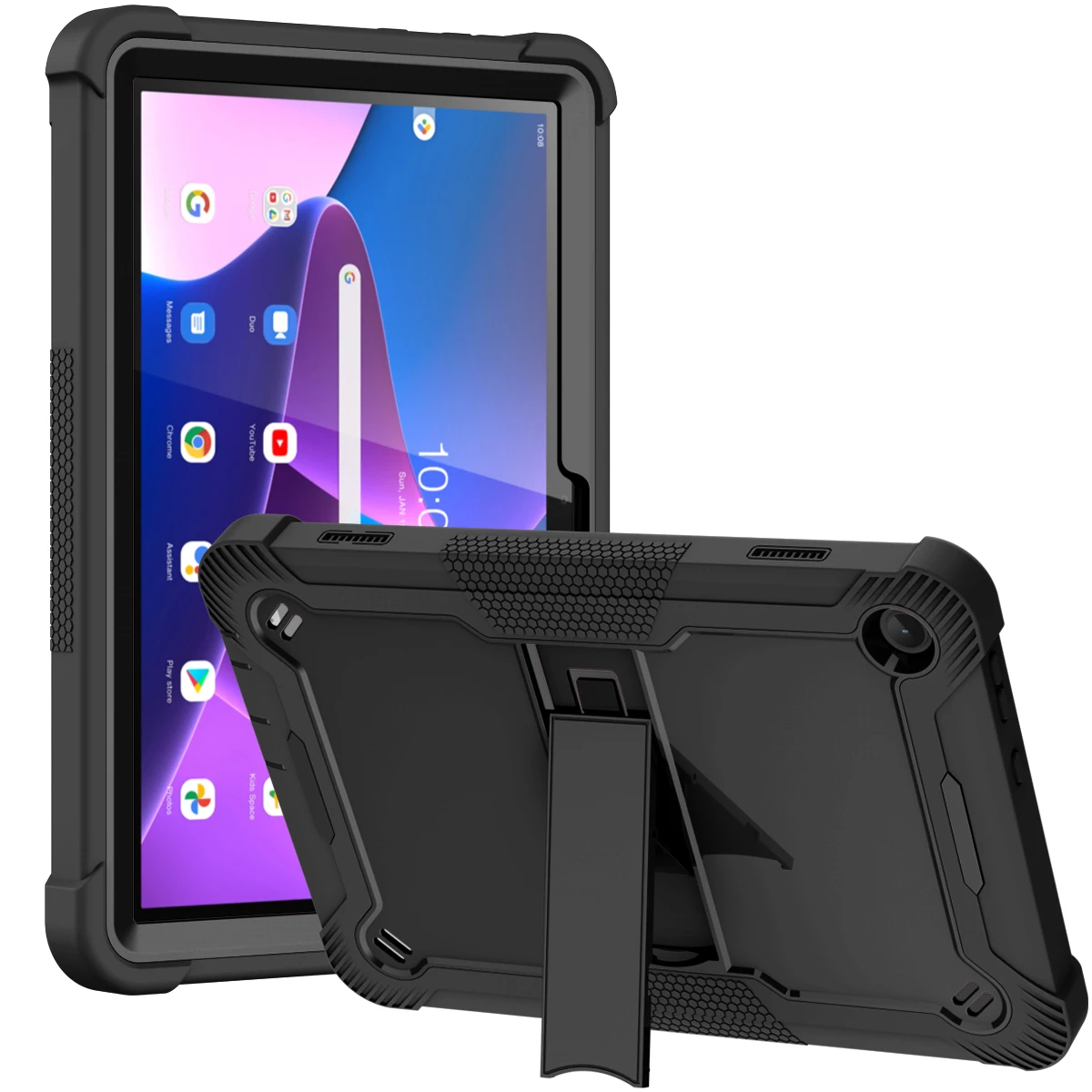 

Чехол для планшета Lenovo Tab M10 Plus 3-го поколения 2022 Tab K10 PRO 10,6-дюймовый сверхпрочный противоударный защитный чехол для планшета с подставкой