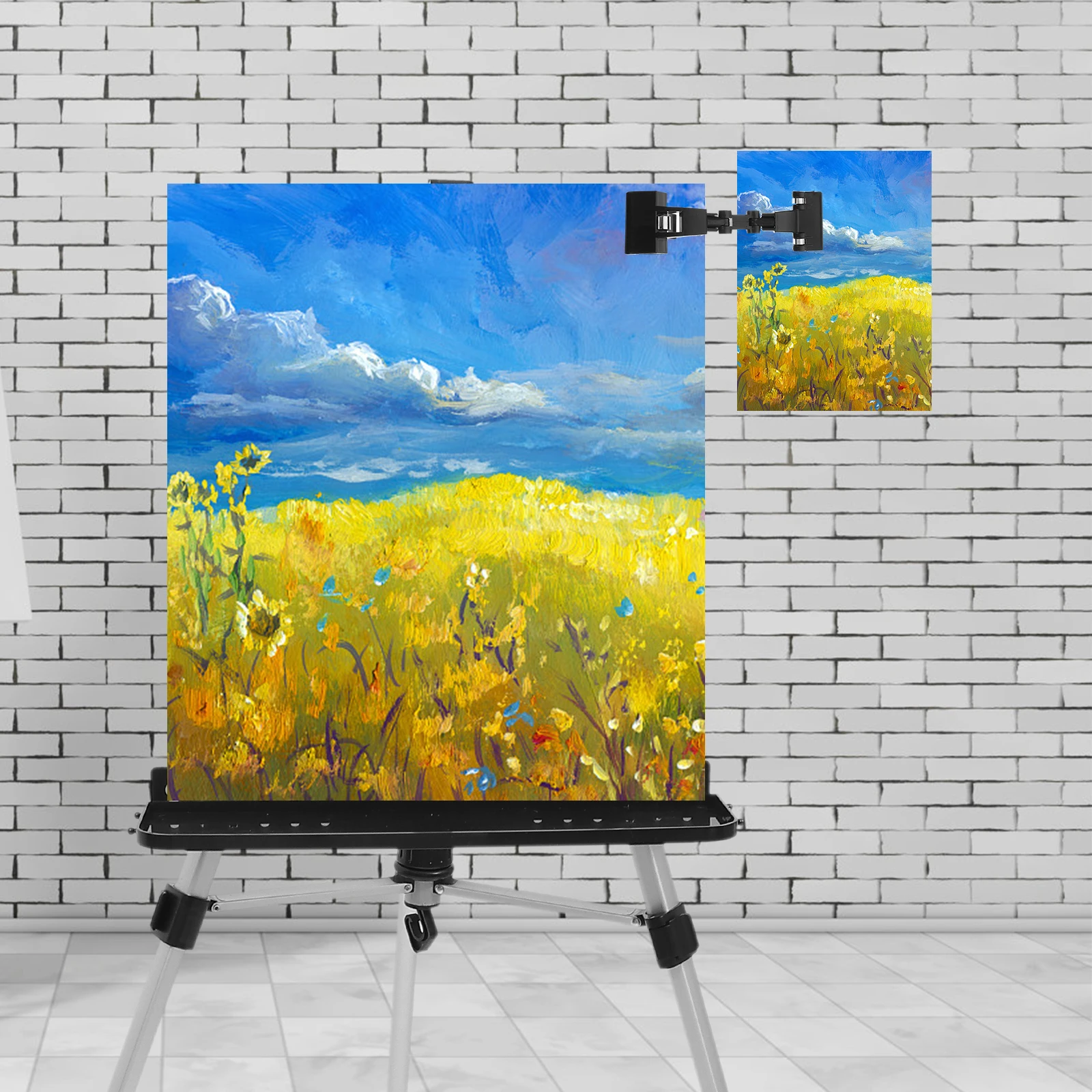 

2Pcs Multifunctional Double Head Plastic Sketch Clip Steady Photo Holder Message Clip for Drawing Painting Photo Holder