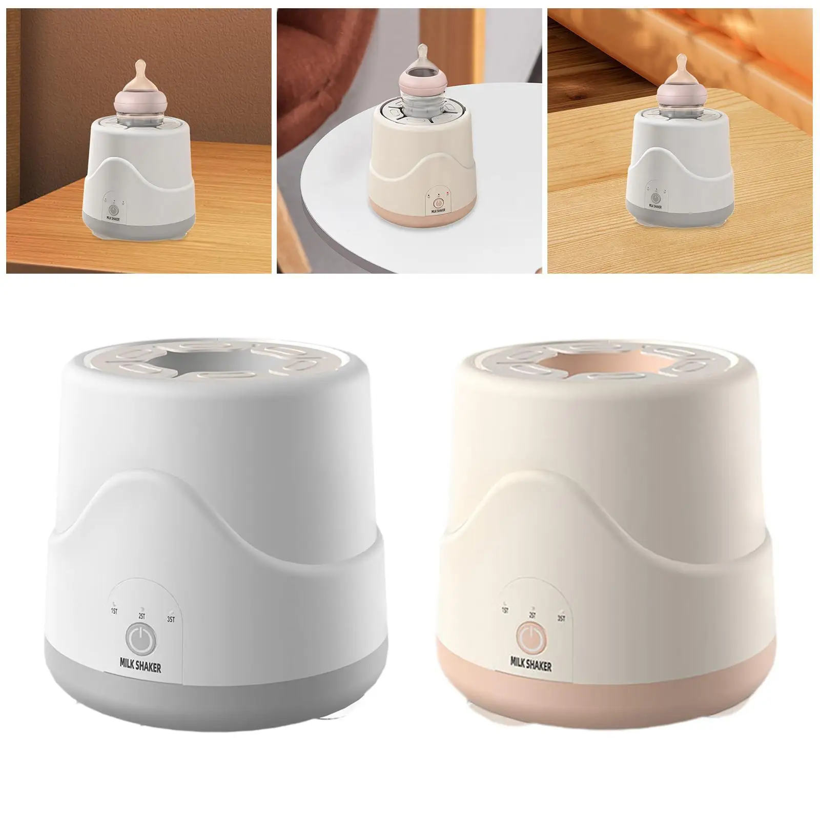 Máquina agitadora de garrafas elétrica, carregamento usb, leve, prático, agitador de leite elétrico para crianças, berçário noturno, recém-nascido