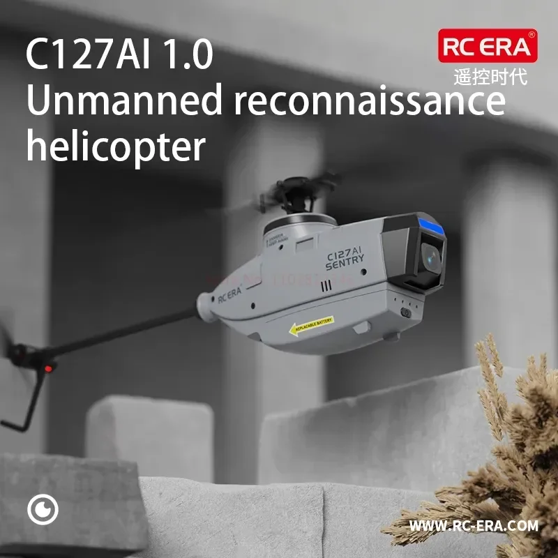 Nowy helikopter Rc C127ai 8k profesjonalny zdalnie sterowany podwójny aparat Hd zabawka optyczna lokalizacja przepływu Quadcopter Rc zabawka prezent dla dzieci