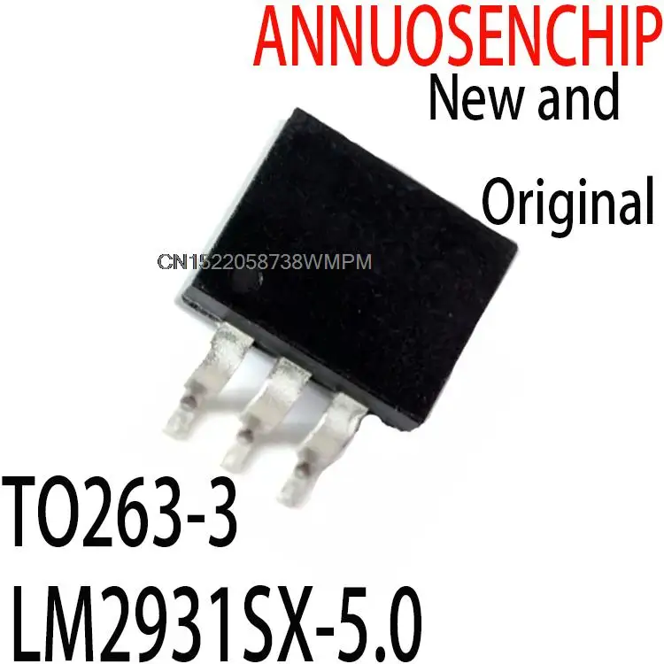 10PCS LM2931S-5.0 LM2931SX 5.0 D2APK TO-263-3 100% import new original and  LM2931SX-5.0