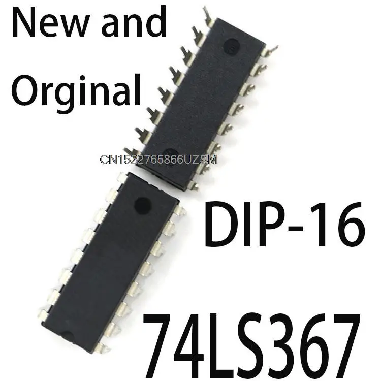 10PCS New and Original SN74LS367AN DIP16 SN74LS367 DIP HD74LS367AP HD74LS367 DIP-16 74LS367