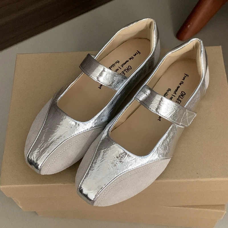 

Модные спортивные балетки, женская удобная повседневная обувь на мелкой подошве, женская обувь 2025 года, новая дизайнерская брендовая обувь Мэри Джейн, женская обувь