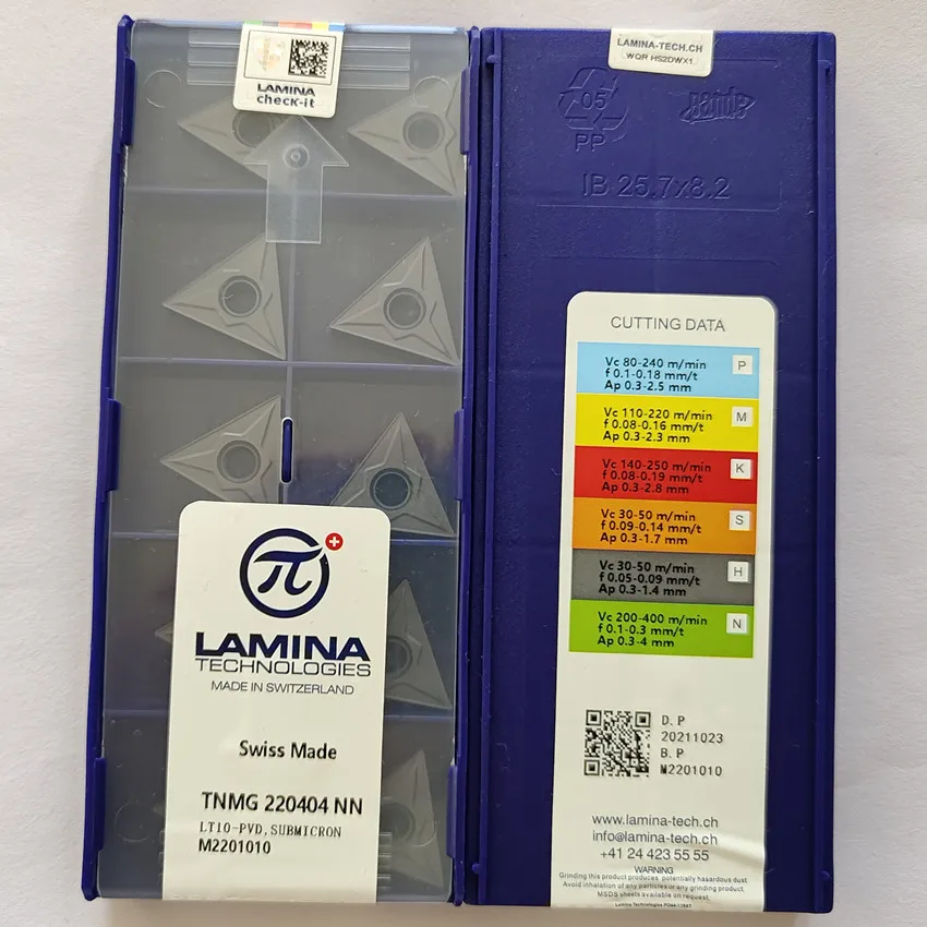 TNMG220404NN LT10/TNMG220408NN LT10 TNMG220404 TNMG220408 LAMINA CNC carbide inserts 10pcs/box