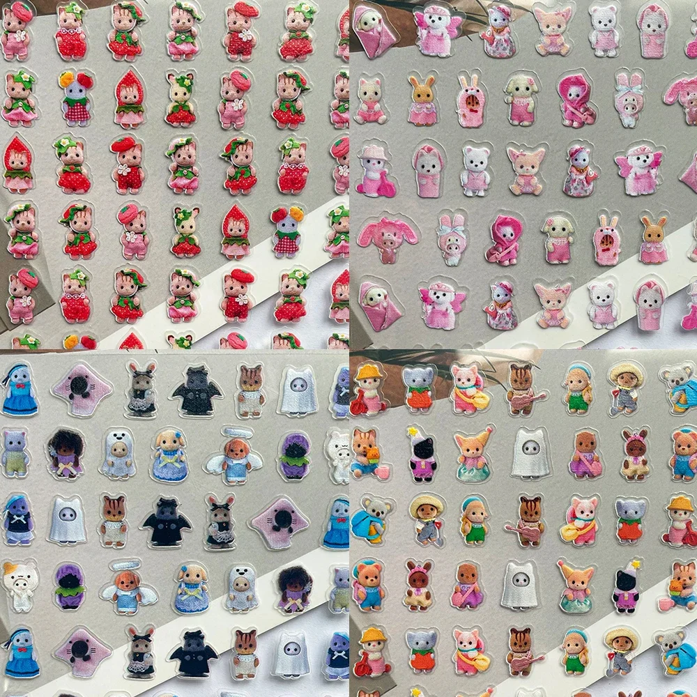 

Mini Pvc Cute Senbel Family Poster Goods Stickers Nail Art Waterproof Self-adhesive Diy Phone Case Keyboard Loptop Cup Stickers