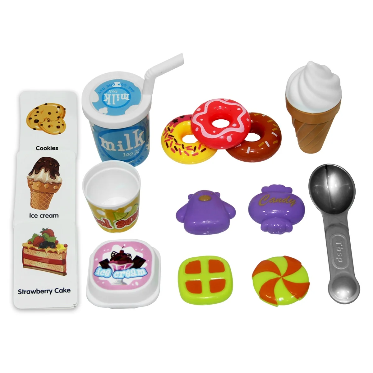 Mini ice cream and drink set