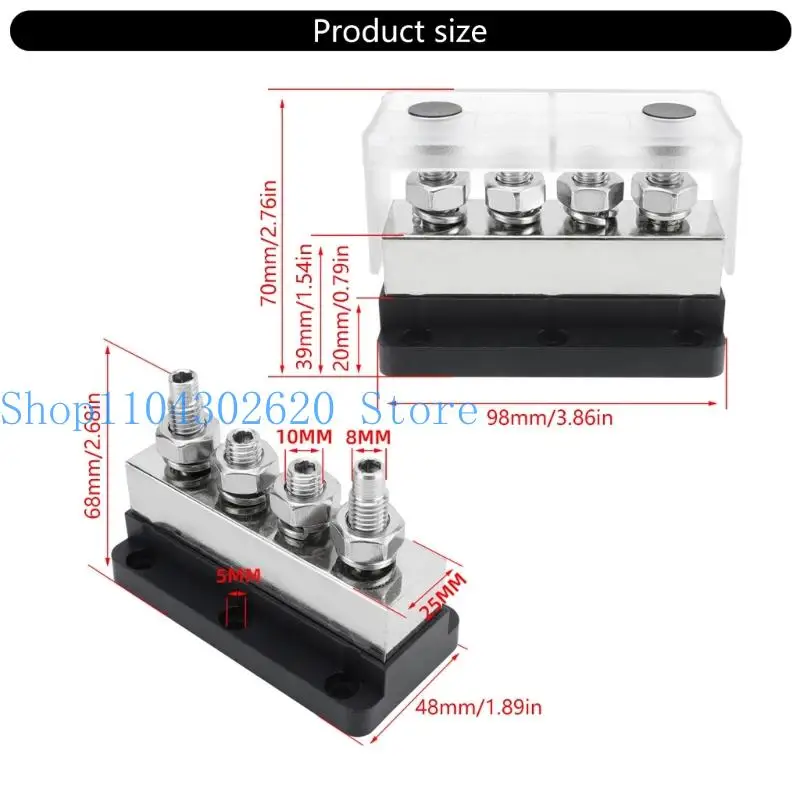 02de Nickel Copper 600a Coftribution كتلة مع 4 ترصيع لاتصالات تأسيس إدارة الطاقة الفعالة #6