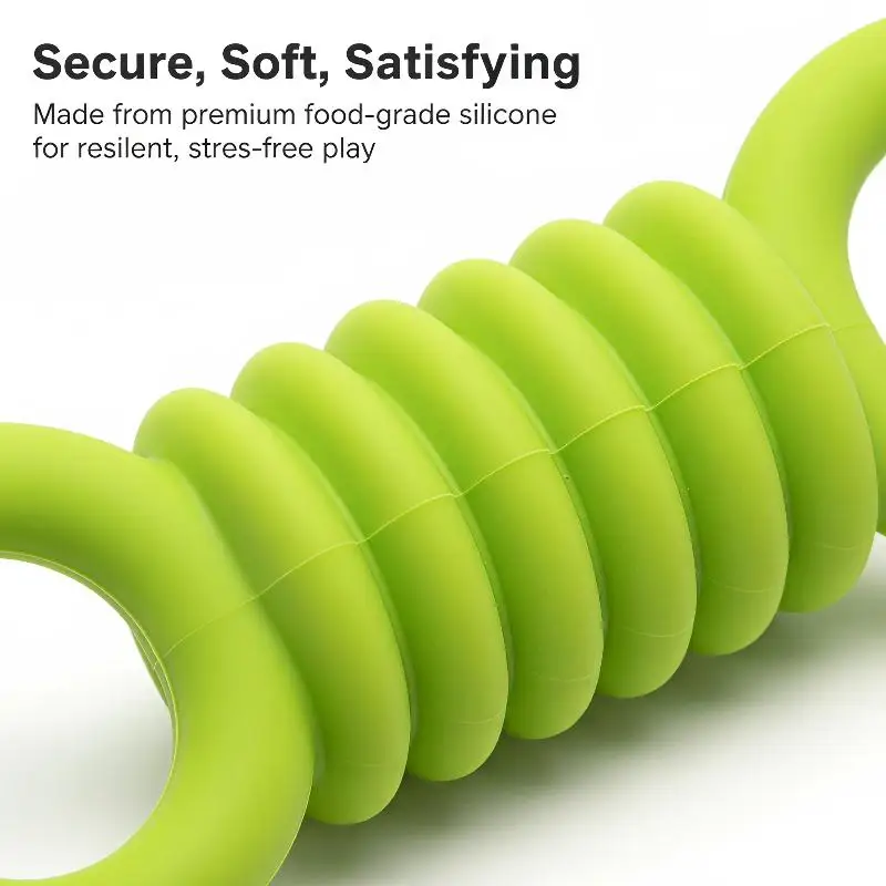 Finger Stretch Fidget Pulley Tube Toy Durable Anti-Anxiety Sensory Toy for Kids Birthday Gifts Party Bag Fillers