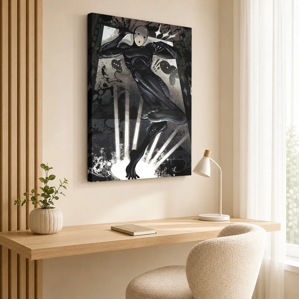 Pathologic 3 Plague Doctor With Cane Canvas Print Customized Photo Gothic Illustration Wall Art For Media Room Gaming Fan Gift