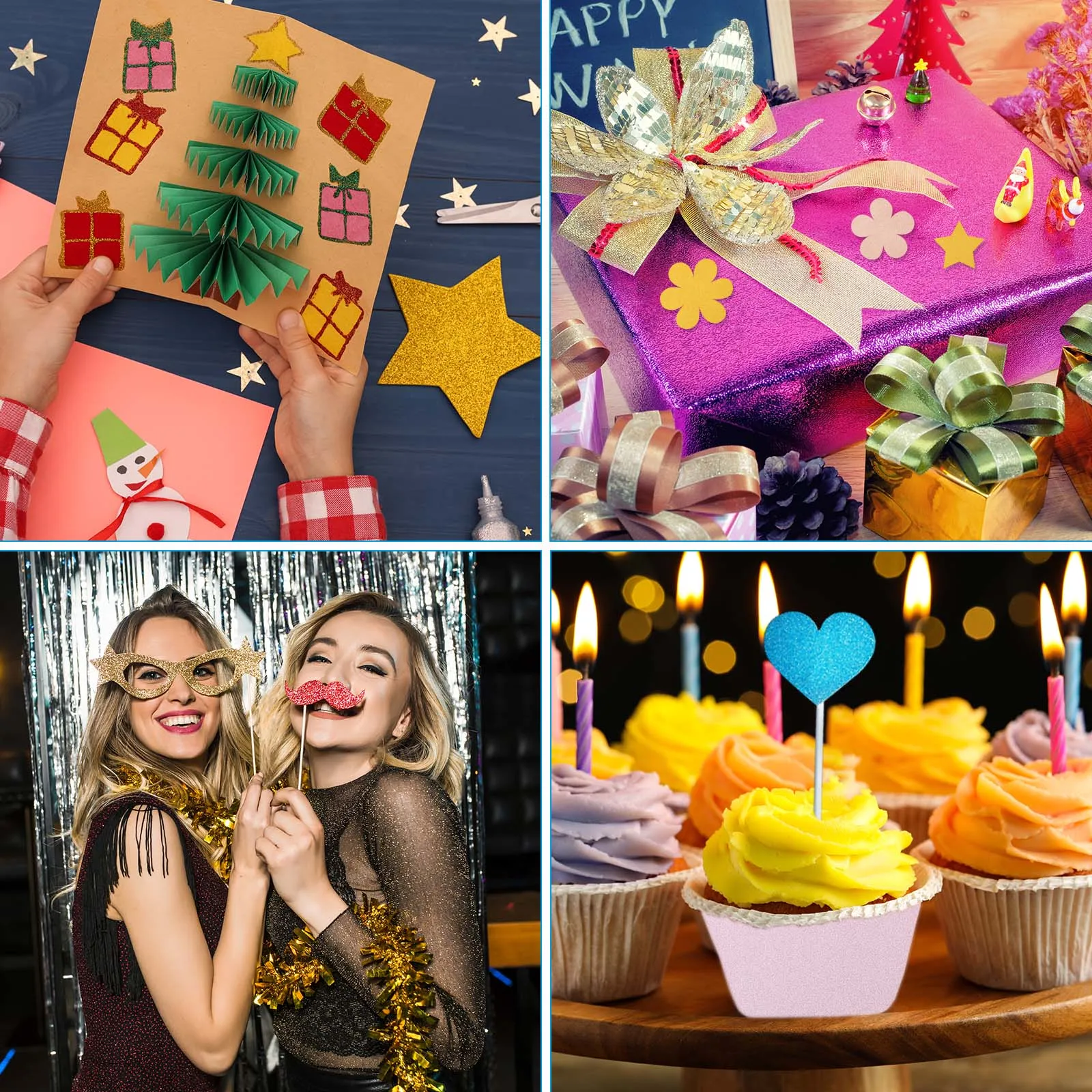 60 ورقة بريق البطاقات A4 بريق ورقة بطاقة الأسهم لامعة سجل القصاصات 250gsm سباركلي ورقة كبيرة لامع لسجل القصاصات لتقوم بها بنفسك الفن