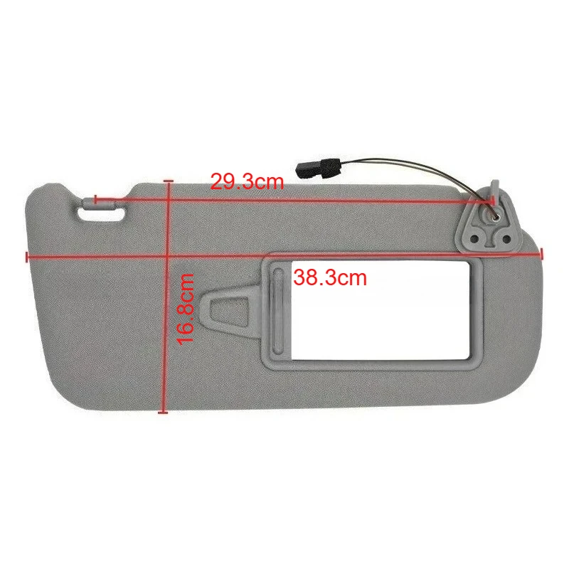 Gray Beige for Hyundai Elantra 2007-2010 Car Interior Sun Visor Left and Right Wired and Wireless Sun Visors 852012H0208M