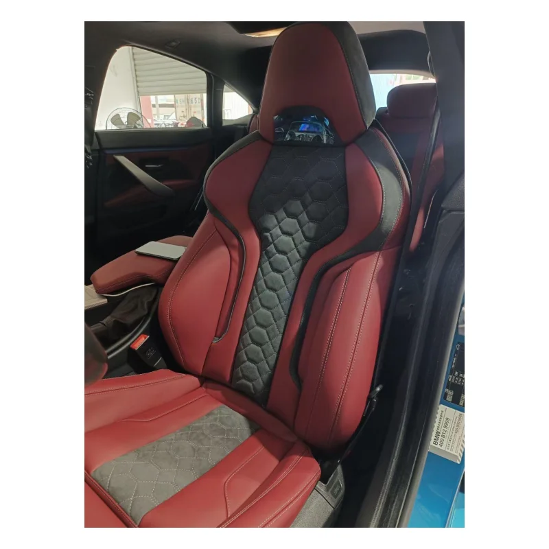 

G80 M3 Sports Style Seats Modified Car Seats Driver Passenger M Power Seat Covers for F30 G30 G80 3 Series