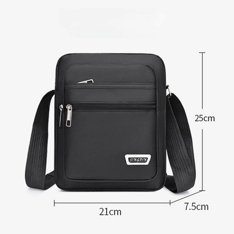 Business Travel Men's Crossbody Bag Waterproof and Wear-Resistant Shoulder Bag Multifunctional Change Backpack image 3