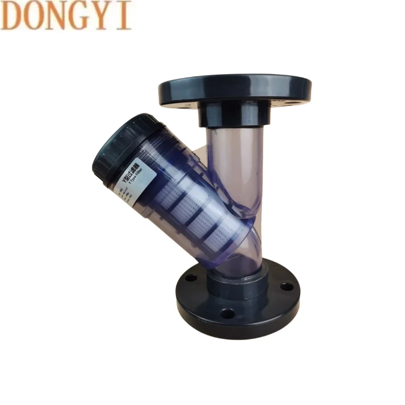 High quality Y-type filter UPVC flange type DN15 DN20 DN25 DN32 DN40 DN50