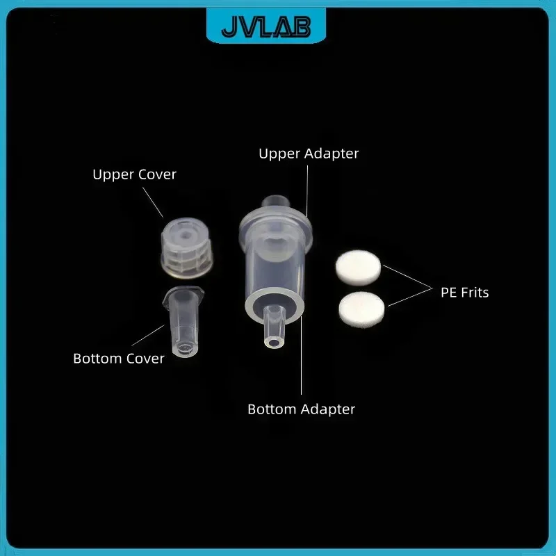 Tandem Empty Ion Column Incl Empty IC Column 1cc & PE Frits Samples Pretreatment SPE Cartridge 1mL For Solid-Phase Extraction