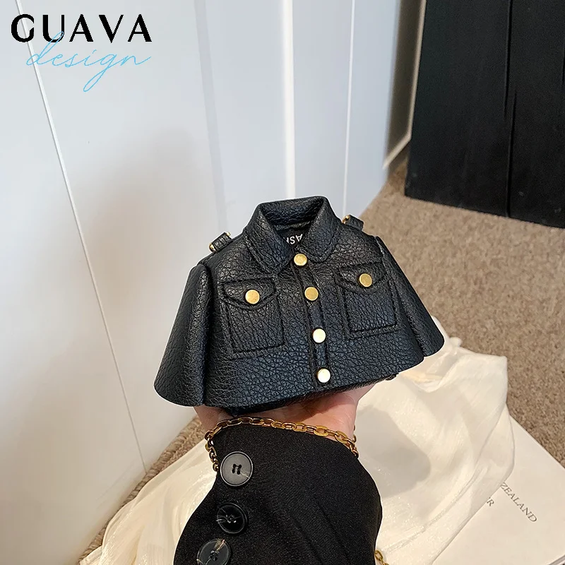 

Сумка в форме одежды, модная сумка через плечо, мини-сумка из искусственной кожи, дизайн, повседневный клатч, модный квадратный стиль для ежедневного использования