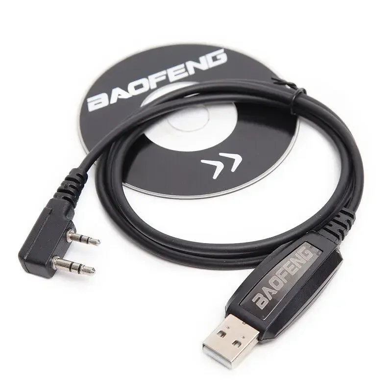 Baofeng USB Programming Cable With CD Driver For UV-5RE UV-5R Pofung UV 5R uv5r UV-82 UV-10R 888S Two Way Radio Walkie Talkie