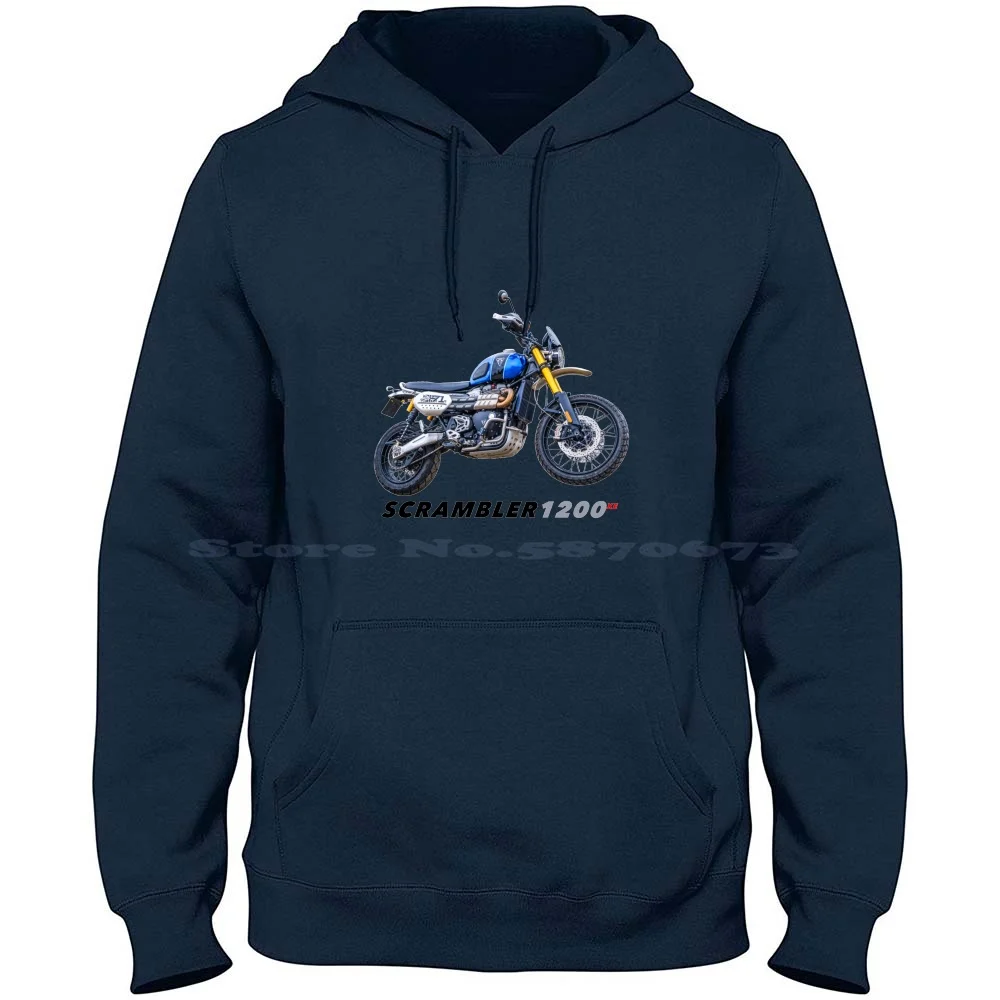 Scrambler 1200 100% Cotton Hoodie Motorcycle Scrambler 1200 Xe Bike