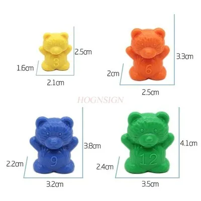 Rainbow Counting Weight Bear Educational Toys Children's Montessori Early Education Teaching Aids Infant Kindergarten Color