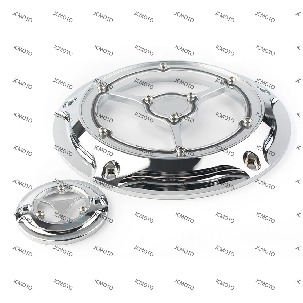 

Accessories Chrome For Harley Touring FLHR FLH FLHT 2014 2015 2016 2017 2018 Motorcycle RSD Derby Cover Timing Timer Cover