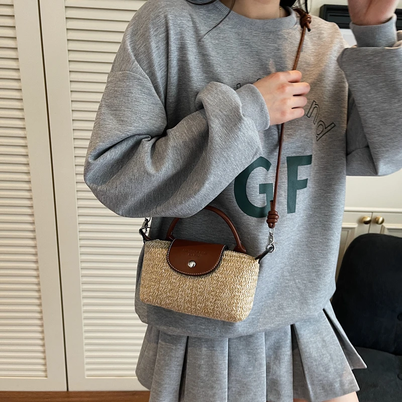 حقيبة نسائية جلدية فاخرة، حقيبة كتف قابلة للتحويل، مصمم مشهور، تتطور كلاسيكي أنيق