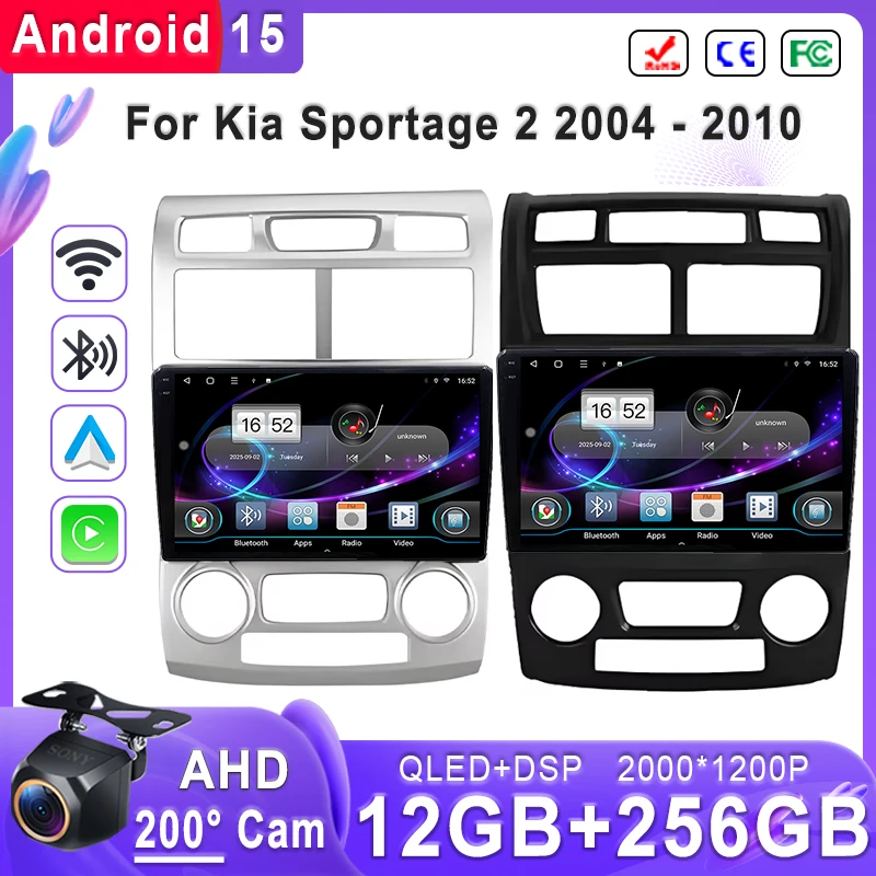 

Android 15 For Kia Sportage 2 2004 - 2010 2K Incell Screen Stereo Head Unit GPS Navigation Plug and Play Touch Screen DVD Wifi
