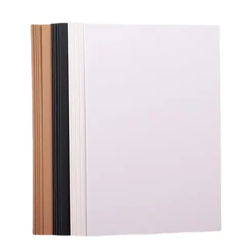 A3/A4 5 Pcs High Quality Hard Kraft Paper DIY Handmake Card Making Craft Paper Thick Paperboard Black/Brown/White Cardboard