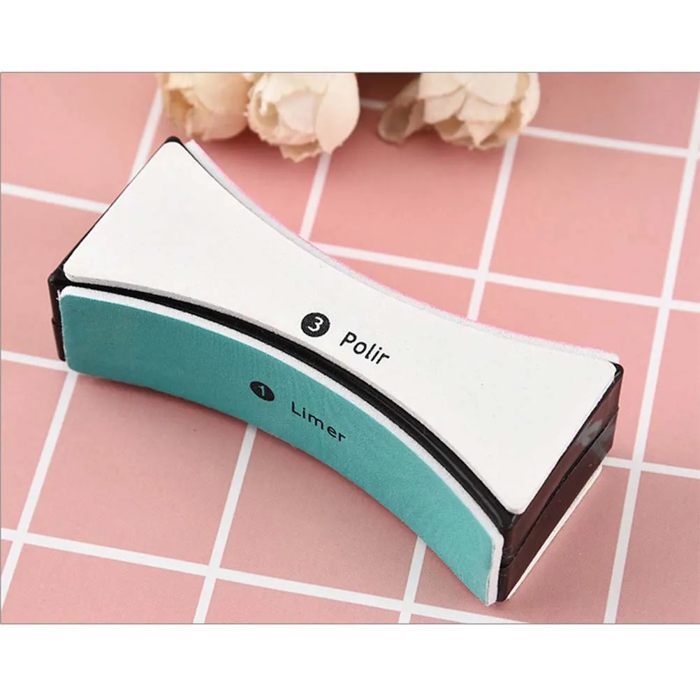 

10pcs Nail Files Durable Four Sided Portable Manicure Tools Plastic Art Supplies Women Salon Use Nail Care Accessories